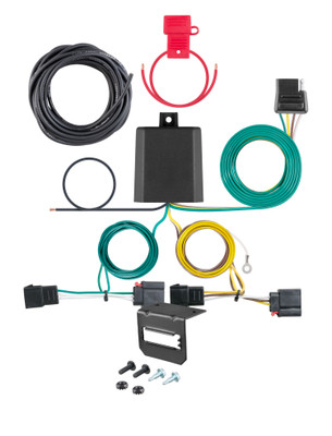 08-10 Chrysler Town & Country CURT 4-flat Plug and Play Trailer Wiring