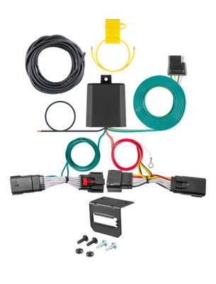 19-23 Lincoln Nautilus CURT 4-flat Plug and Play Trailer Wiring