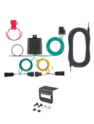 18-20 Buick Regal Sportback Excluding AWD CURT 4-flat Plug and Play Trailer Wiring