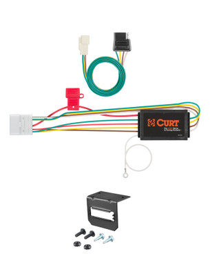20-21 Lexus RX350 CURT 4-flat Plug and Play Trailer Wiring