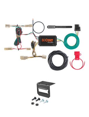 07-12 Lexus RX350 CURT 4-flat Plug and Play Trailer Wiring