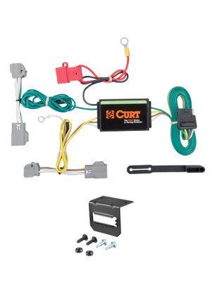 14-19 Cadillac CTS Sedan CURT 4-flat Plug and Play Trailer Wiring