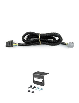 10-23 Lexus RX350L Excluding twin exhaust tips CURT 4-flat Plug and Play Trailer Wiring