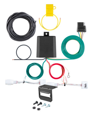 19-24 Mazda 3 Sedan CURT 4-flat Plug and Play Trailer Wiring