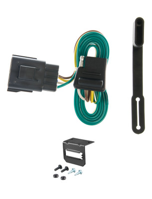 02-05 Ford Explorer CURT 4-flat Plug and Play Trailer Wiring