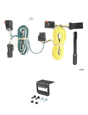 06-10 Dodge Charger CURT 4-flat Plug and Play Trailer Wiring
