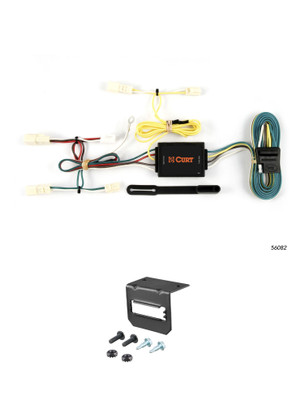 06-15 Mazda MX-5 Miata Excluding appearance package CURT 4-flat Plug and Play Trailer Wiring