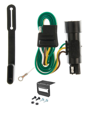 73-79 Ford   Cab & chassis with 34" frame width (O.D.) CURT 4-flat Plug and Play Trailer Wiring