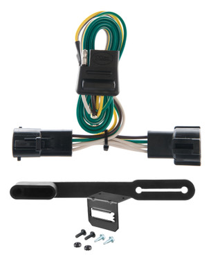 86-92 Ford   00-05 models are no drill CURT 4-flat Plug and Play Trailer Wiring