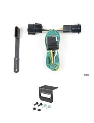 05-07 Ford F-150  Excluding factory receiver CURT 4-flat Plug and Play Trailer Wiring