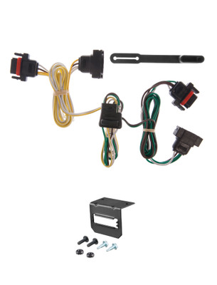 04-10 Dodge Dakota CURT 4-flat Plug and Play Trailer Wiring