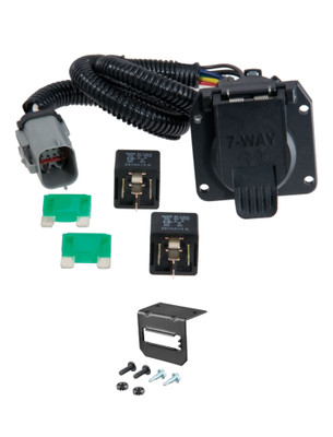 99-01 Ford F-350 Super Duty Excluding cab & chassis CURT 7-way Plug and Play Trailer Wiring