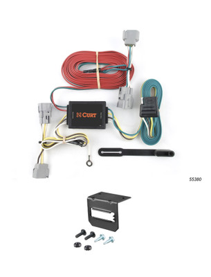 01-06 Mitsubishi Montero CURT 4-flat Plug and Play Trailer Wiring