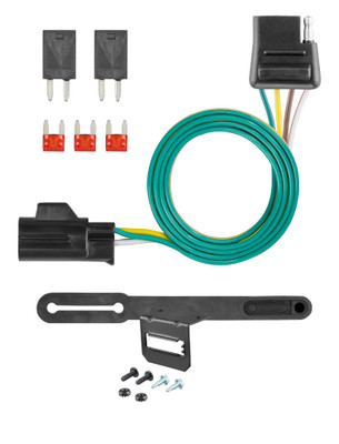 07-09 Pontiac Torrent CURT 4-flat Plug and Play Trailer Wiring