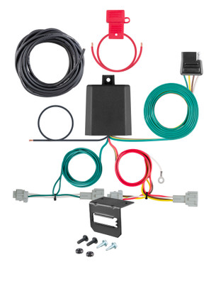 17-19 Nissan Rogue Sport CURT 4-flat Plug and Play Trailer Wiring