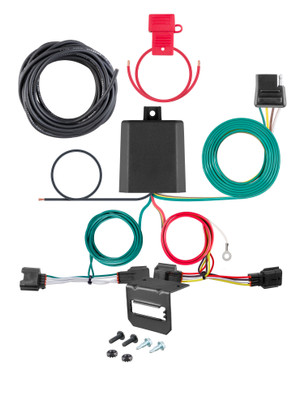 20-22 Nissan Rogue Sport CURT 4-flat Plug and Play Trailer Wiring