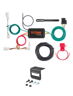 19-22 Toyota Avalon CURT 4-flat Plug and Play Trailer Wiring