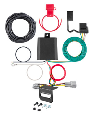 98-03 Nissan   4-door, short bed CURT 4-flat Plug and Play Trailer Wiring