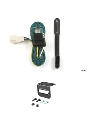 08-19 Toyota Highlander CURT 4-flat Plug and Play Trailer Wiring