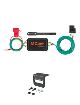 17-25 HONDA CR-V Excluding hybrid and Touring with kick sensor CURT 4-flat Plug and Play Trailer Wiring