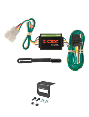 07-11 HONDA CR-V Excluding hybrid with kick sensor CURT 4-flat Plug and Play Trailer Wiring