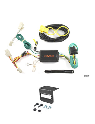 11-15 Scion xB CURT 4-flat Plug and Play Trailer Wiring