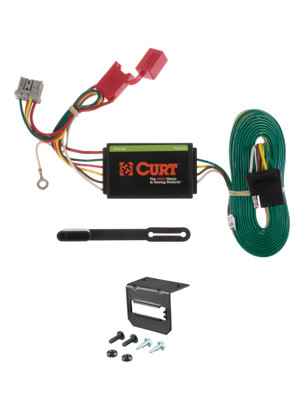 05-10 HONDA Odyssey CURT 4-flat Plug and Play Trailer Wiring