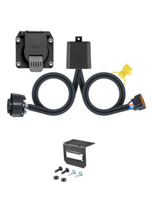 20-22 Hyundai Palisade CURT 7-way Plug and Play Trailer Wiring