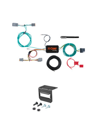 15-18 Volvo V60  CURT 4-flat Plug and Play Trailer Wiring