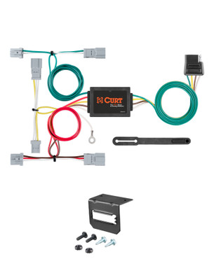 11-12 HONDA Accord Frame mount  CURT 4-flat Plug and Play Trailer Wiring