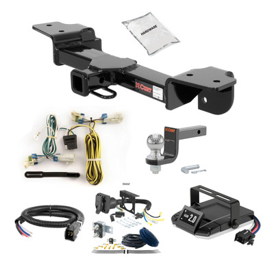 83-86 Pontiac Parisienne Sedan 1.25 CURT Trailer Hitch + Assure Proportional Brake Controller Kit HBCW2132