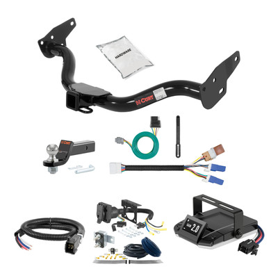 05-06 Nissan X-Trail 1.25 CURT Trailer Hitch + Assure Proportional Brake Controller Kit HBCW2088