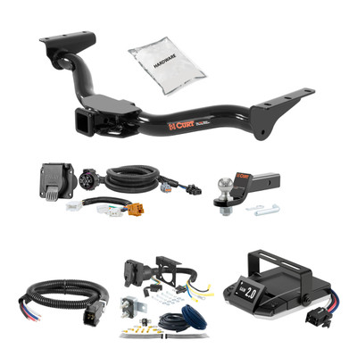 00-04 Nissan Xterra 2 CURT Trailer Hitch + Assure Proportional Brake Controller Kit HBCW2090