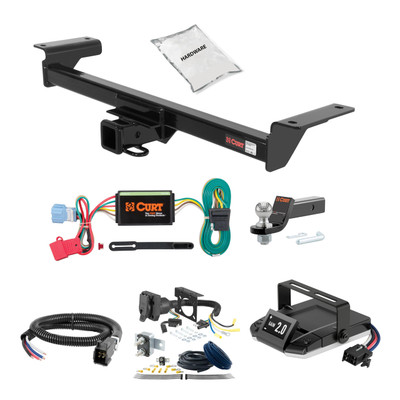 07-09 Acura RDX  1.25 CURT Trailer Hitch + Assure Proportional Brake Controller Kit HBCW16