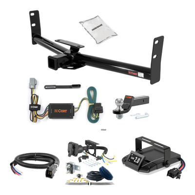 06-09 Pontiac Torrent 1.25 CURT Trailer Hitch + Assure Proportional Brake Controller Kit HBCW2138