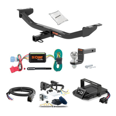 19 - 24 Acura RDX  -- 2 CURT Trailer Hitch + Assure Proportional Brake Controller Kit HBCW12