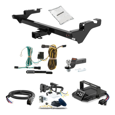 04-12 GMC Canyon 2 CURT Trailer Hitch + Assure Proportional Brake Controller Kit HBCW1070