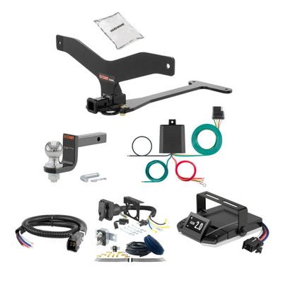 04-05 BMW 545i 1.25 CURT Trailer Hitch + Assure Proportional Brake Controller Kit HBCW154