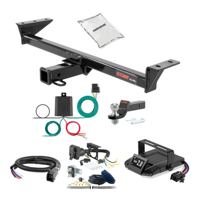 17-20 BMW M240i xDrive 1.25 CURT Trailer Hitch + Assure Proportional Brake Controller Kit HBCW161