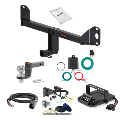 08-08 BMW 528xi 1.25 CURT Trailer Hitch + Assure Proportional Brake Controller Kit HBCW143