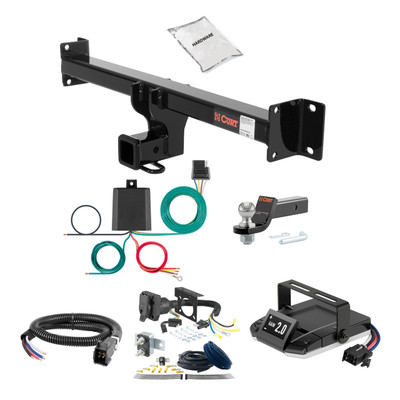 11-17 BMW X3  2 CURT Trailer Hitch + Assure Proportional Brake Controller Kit HBCW167