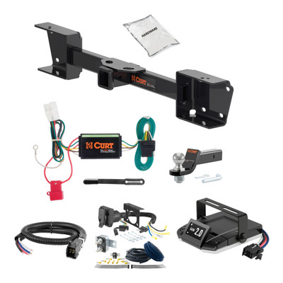 19-24 Subaru Ascent 2 CURT Trailer Hitch + Assure Proportional Brake Controller Kit HBCW2252