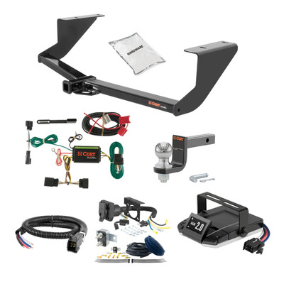 12-17 Cadillac CADILLAC  Excluding dual exhaust 1.25 CURT Trailer Hitch + Assure Proportional Brake Controller Kit HBCW219