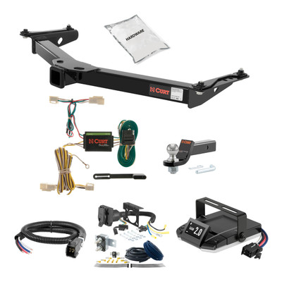 03-09 Toyota 4Runner 2 CURT Trailer Hitch + Assure Proportional Brake Controller Kit HBCW2349