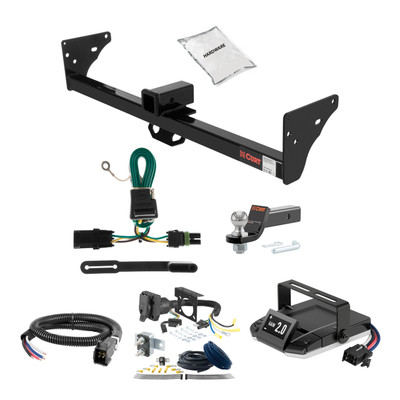 82-90 GMC S15 2 CURT Trailer Hitch + Assure Proportional Brake Controller Kit HBCW1138