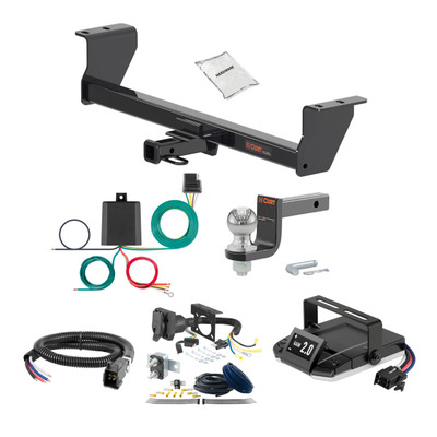 12-15 Scion iQ 1.25 CURT Trailer Hitch + Assure Proportional Brake Controller Kit HBCW2241