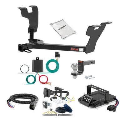 10-13 Subaru Outback Wagon 2 CURT Trailer Hitch + Assure Proportional Brake Controller Kit HBCW2314