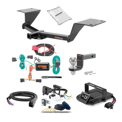 14-15 Chevrolet Cruze Sedan, diesel 1.25 CURT Trailer Hitch + Assure Proportional Brake Controller Kit HBCW332