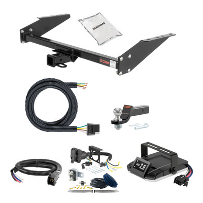 20-24 Chevrolet CHEVROLET 2 CURT Trailer Hitch + Assure Proportional Brake Controller Kit HBCW251