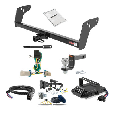 07-24 GMC Sierra 3500 HD Cab & chassis 2.5 CURT Trailer Hitch + Assure Proportional Brake Controller Kit HBCW1297